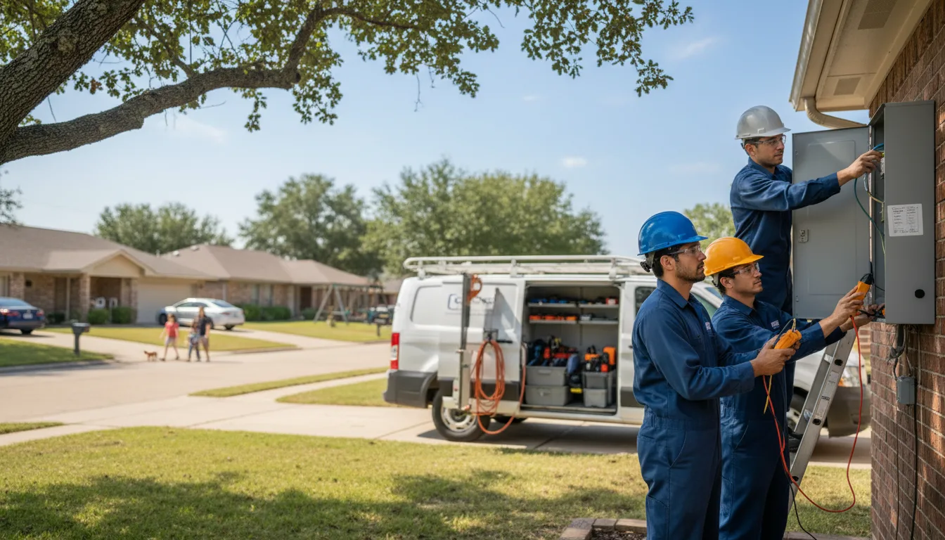 Certified electrician providing emergency electrical services in East Fultonham, OH